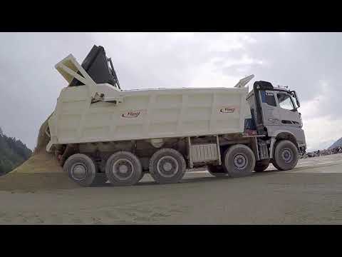 Big and powerful working trucks in the world