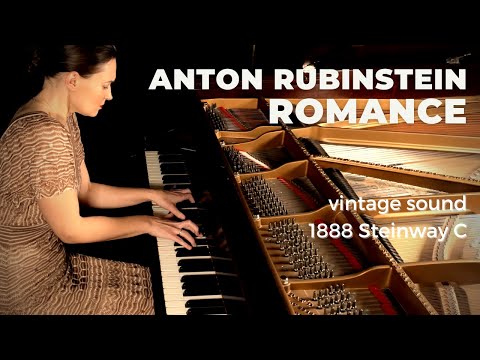 Ep. 32. Anton Rubinstein Romance in E Flat. Anna Shelest, piano. Vintage piano.