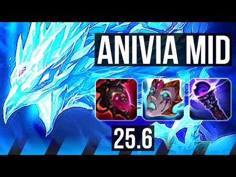ANIVIA vs ORIANNA (MID) | Rank 1 Anivia, 5/0/10 | EUW Challenger | 25.6