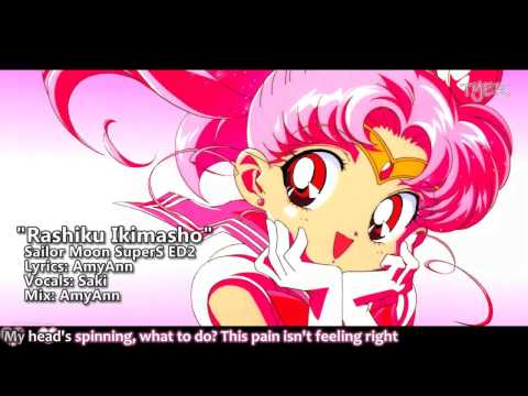 [TYER] English Sailor Moon SuperS ED2 - Rashiku Ikimasho [Ft.Saki]