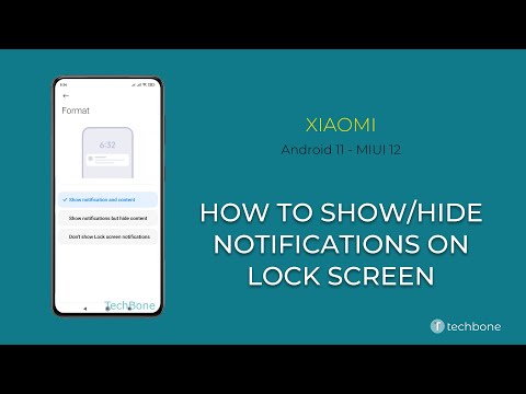 How to Show/Hide Notifications on Lock screen - Xiaomi [Android 11 - MIUI 12]