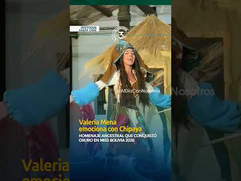 #ValeriaMena emociona con #Chipaya | Homenaje ancestral que conquistó #Oruro en #MissBolivia2026