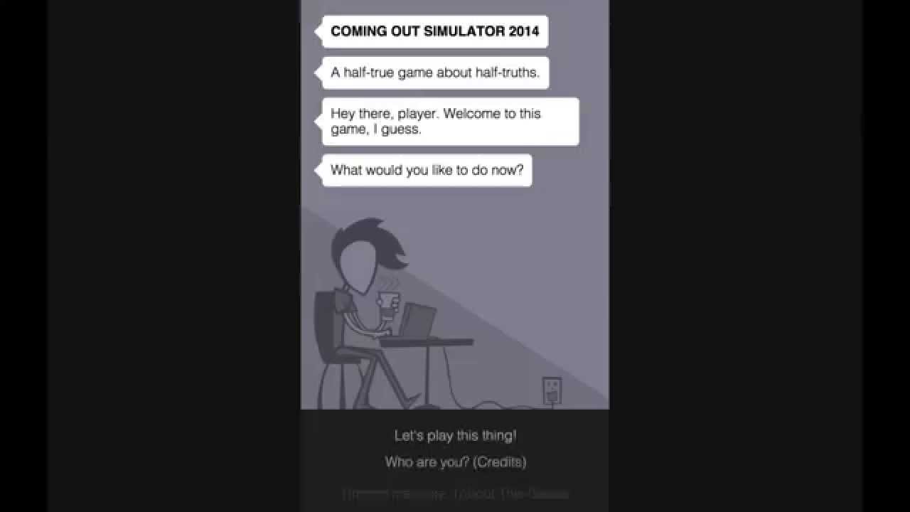 Video trailer for Coming Out Simulator 2014