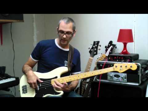 Practicing arpeggios on bass