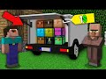 Minecraft NOOB vs PRO: WHY VILLAGER SELL CAR WITH SECRET CHESTS NOOB FOR 1$? Challenge 100% trolling