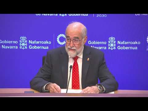 Domínguez presenta el texto del Anteproyecto de Ley Foral de Salud