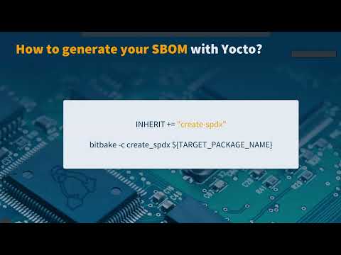 YPS 2024.12 - Pierre Gal - SBOM generation for Yocto-based systems