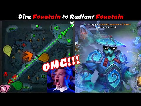 Dota 2 7.29C Storm Spirit Dire Fountain to Radiant Fountain farming!
