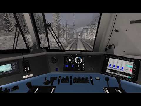 RJ 111 Schwarzach-St.Veit nach Spittal-MillSee|Tauernbahn|TS21|Railjet SKI|virt.Führerstandsmitfahrt