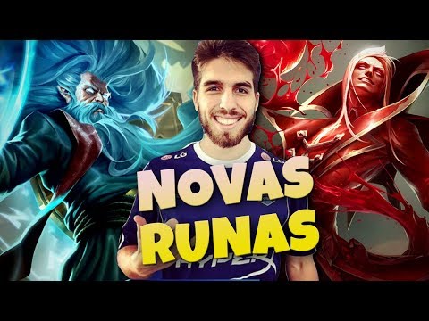 TESTANDO AS NOVAS RUNAS COM OS MAINS!