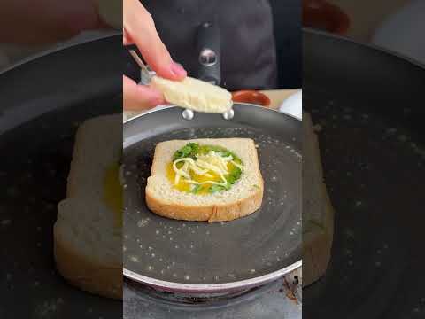 The best way to prepare bread with eggs.