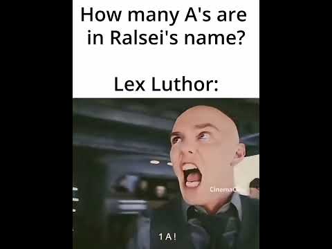How many A's are in Ralsei's name, Lex? #deltarune #superman #ralsei #1a