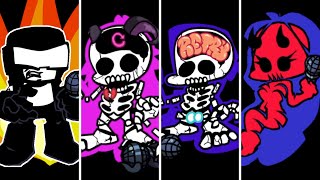 Friday Night Funkin' - All Tankman Death Quotes &amp; Game Over Screens (WEEK 7)