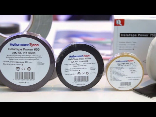 hellermanntyton Eltejp flex1000+ 19x20 vit ask