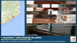 preview picture of video '1 dormitorio 1 baño Vivienda de pueblo se Vende en Sant Andreu De Llavaneres, Barcelona, Spain'