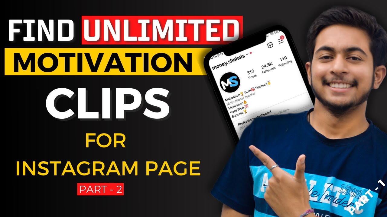 How to Find Motivational Videos For Instagram Reels | Motivational reels kaise banaye