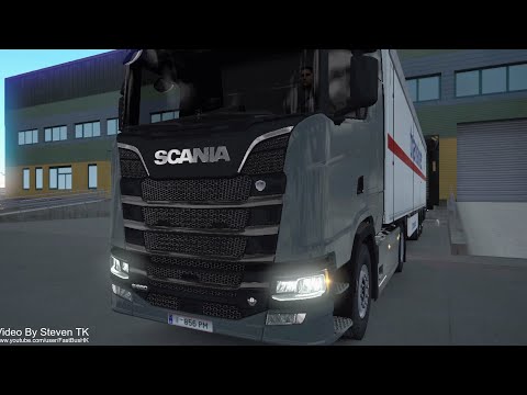 [ETS2 歐洲卡車模擬] SCANIA S580 V8 Austria Salzburg to Germany Munich 奧地利薩爾斯堡➡德國慕尼黑