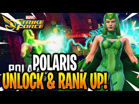 *NEW* POLARIS UNLOCK & RANK UP! - MARVEL Strike Force - MSF