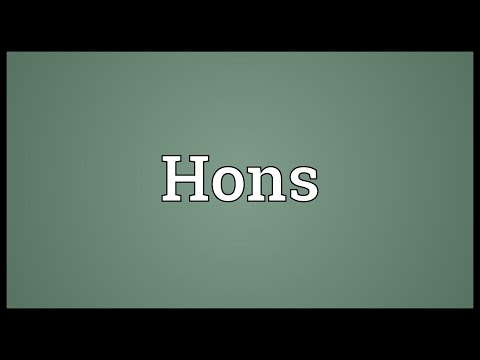Hons Meaning