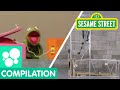 Sesame Street Building Rube Goldberg Machines Compilation