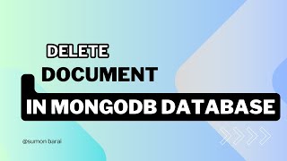 Download the video "Delete document in mongodb databse"