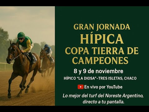 TRES ISLETAS (CHACO) - COPA TIERRA DE CAMPEONES - VIVO / DIRECTO SÁBADO 8/11/2025. IMPERDIBLE