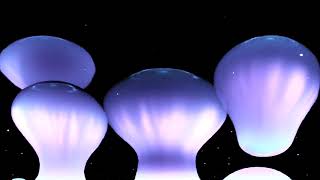 3 Grosse, mehrfarbige, Lavalampen Blasen zum entspannen, lernen, einschlafen oder als TV Hintergrund