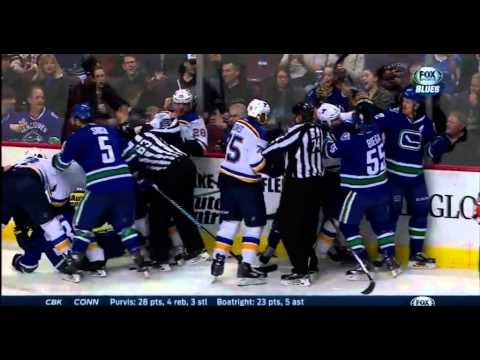 Steve Ott Commits Cross Checking Penalty, Puts Blues on PK 3.1.15 @ VAN