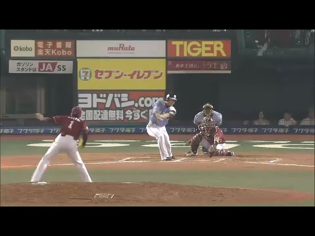 【10回表】しぶとくレフト線にポトリ!! ファイターズ・田中賢 勝ち越しタイムリー3塁打 2015/7/4 E-F