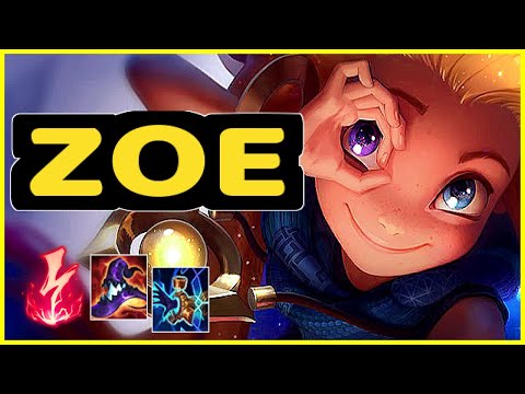 ZOE VS RYZE MID GAMEPLAY CHALLENGER I