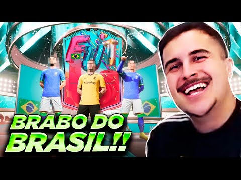 TIREI UM FUT BIRTHDAY DO BRASIL E UMA LENDA INSANA NOS PACKS DO BANQUETA!!