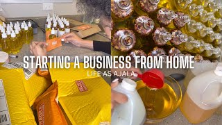 Starting a Business From Home//Hair Care Line Business #smallbusiness