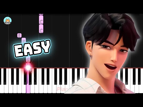 [full] Kpop Demon Hunters - "Soda Pop" - EASY Piano Tutorial & Sheet Music