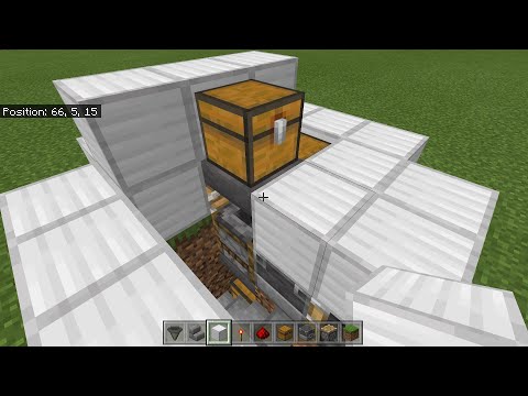 Minecraft Semi-Auto Smelter(Blast Furnace)/Smoker - Updated (Bedrock 1.17.10)