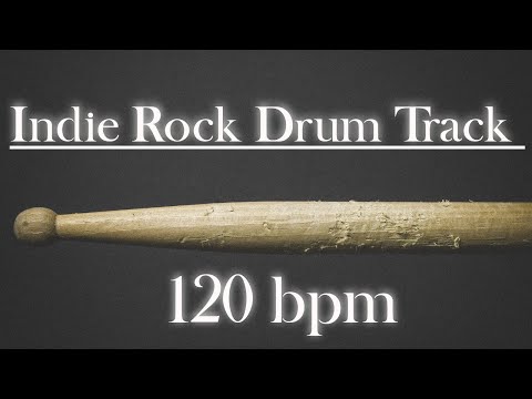 Indie Rock Drum Backing Track 120 bpm
