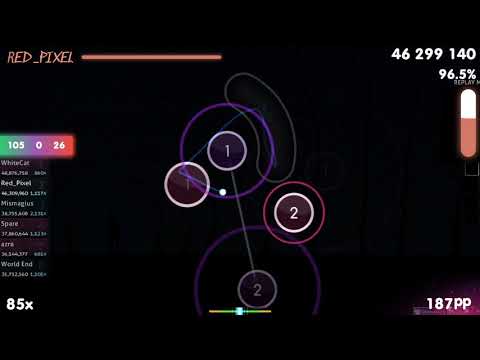 [9.1⭐] Red_Pixel | ExileLord - Soulless 4 [Machinations] 95.26% | Sniped WhiteCat {#1 💖 71❌} - osu!