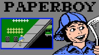 Paperboy (NES) video game port | full game (perfect delivery) completion session 🎮