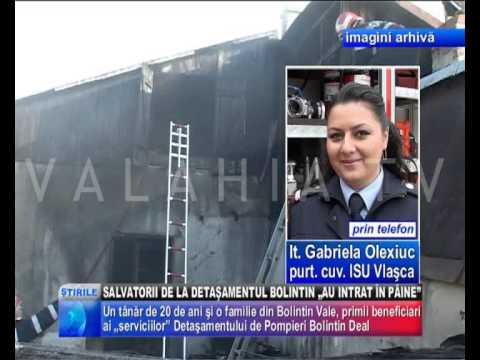 SALVATORII DE LA DETAŞAMENTUL BOLINTIN „AU INTRAT ÎN PÂINE"