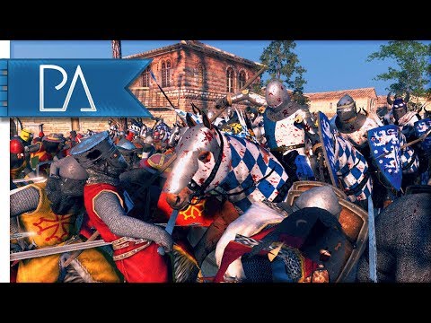 BRUTAL 15K TROOP SIEGE BATTLE - Medieval Kingdoms Total War 1212AD Gameplay