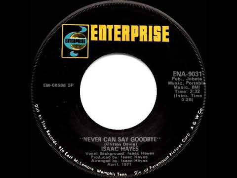 1971 HITS ARCHIVE: Never Can Say Goodbye - Isaac Hayes (mono 45 single version)