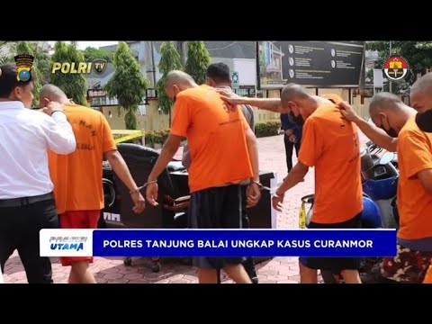 POLRES TANJUNG BALAI RILIS KASUS CURANMOR