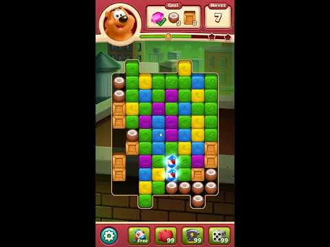 Toon Blast Level 6055 - NO BOOSTERS 🐻🐺🐱 | SKILLGAMING ✔️