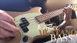 Video thumbnail for Fender Player Mustang Bass PJ, Firemist Gold / Unboxing And Demo by Unearth Arkansas