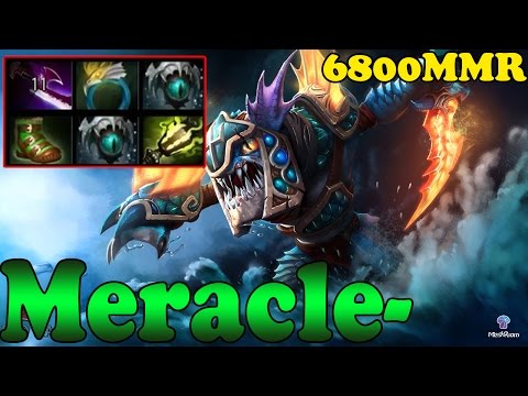 Dota 2 - Meracle- 6800 MMR Plays Slark Vol 2 - Ranked Match Gameplay!