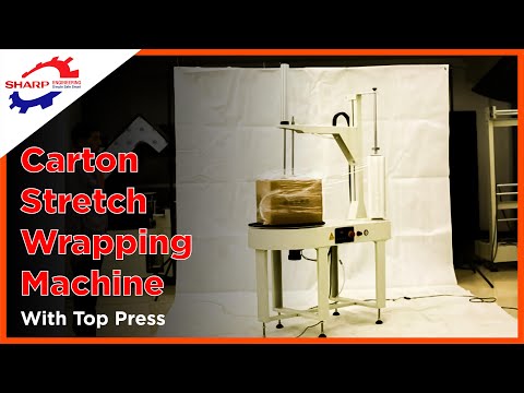 Automatic Stretch Box Wrapping Machine With Top Press
