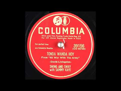 OLDIES 1951 MAR 17 TONDA WONDA HOY-Sammy Kaye