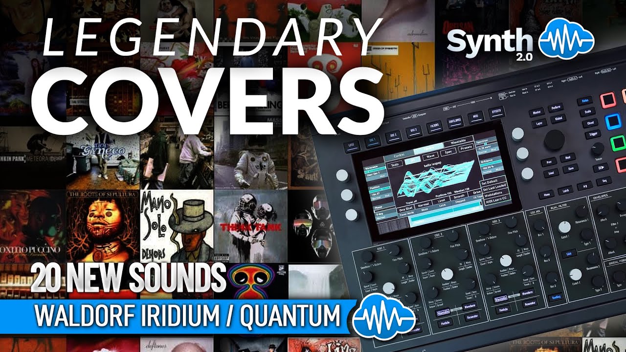 SKL021 - ( Bundle ) - Legendary Covers V1 + Deep Impact - Waldorf Iridium / Quantum - Video Preview 1
