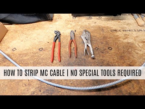 How to Strip MC Cable Without a Special Tool In Less Than 4 Minutes