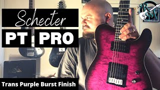Video thumbnail for Schecter PT Pro Electric Guitar Review // Trans Purple Burst by Rumblin Man