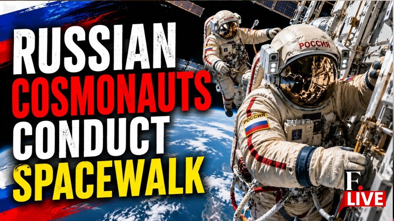 Russian Cosmonauts Space Walk LIVE: Russian Cosmonauts Step Outside ISS in High-Stakes Spacewalk